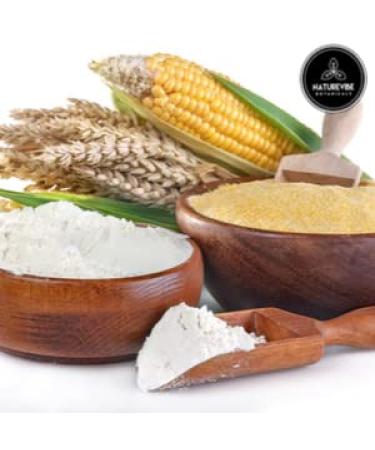 Naturevibe Botanicals Organic Corn Flour 2lbs - Ideal for Cooking and Thickening | 32 oz - Buy Online on GoSupps.com