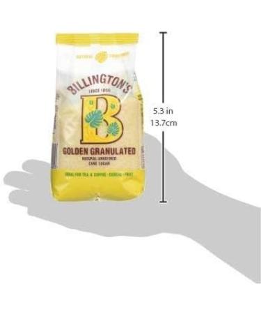 Billingtons Golden Granulated Natural Unrefined Cane Sugar 500g - Buy Online on GoSupps.com