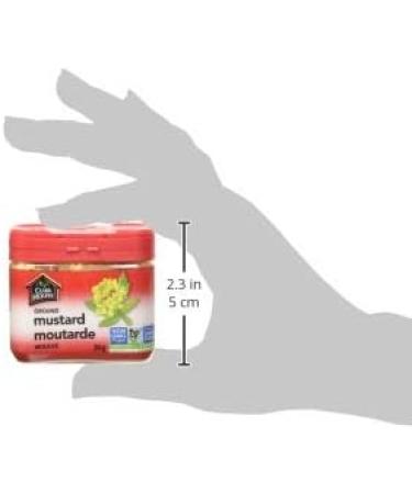 Club House Quality Natural Herbs & Spices Ground Mustard Plastic Can 34g Mustard 1.2 Ounce - Buy Online on GoSupps.com