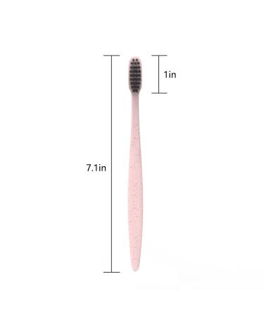 DR.PERFECT Prepasted Charcoal Toothbrushes - Pack of 24 | Individually Wrapped in Sealed Paper Bags - Buy Online on GoSupps.com