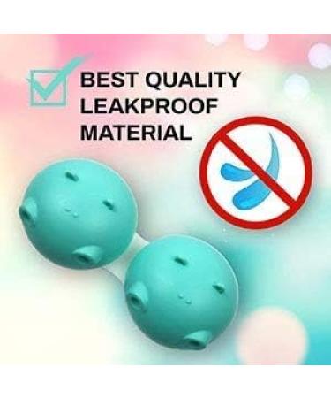 Sports Vision 3 Pack Hippo Animal Yellow Contact Lens Cases - CE Marked & FDA Approved for Safe Soaking - Buy Online on GoSupps.com