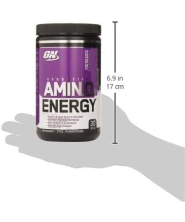 OPTIMUM NUTRITION ESSENTIAL AMINO ENERGY Concord Grape Preworkout and Essential Amino Acids with Green Tea and Green Coffee Extract 30 Servings 270.0 g (Pack of 1) - Buy Online on GoSupps.com