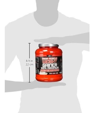 BWG MEGA Muscle Weight Gainer 100% Maximum - 1.5kg Mega Vanilla | International Shipping Available - Buy Online on GoSupps.com