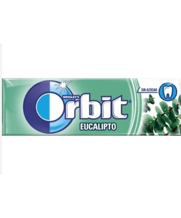 6 Packs Wrigley's Orbit Eucalyptus Sugar Free Chewing Gum Helps keep Teeth Clean And Mouth Fresh