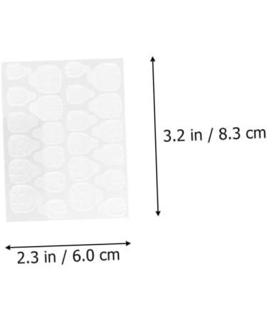  Mikinona Mikinona Double-Sided Adhesive for Nail Art Gel Adhesive for Manicures 40 Sheets - Buy Online on GoSupps.com