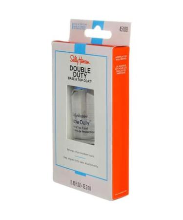 Coty US 7417055 Sally Hansen Double Duty Base & Top Coat Clear - Pack of 2 - Buy Online on GoSupps.com
