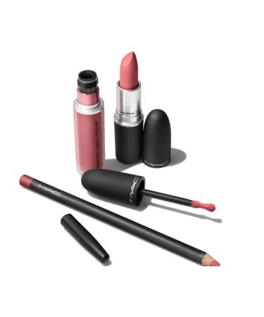 MAC Powdered Snow Powder Kiss Lip Kit - Pink | Buy Internationally | Best Price & Fast Shipping - Buy Online on GoSupps.com