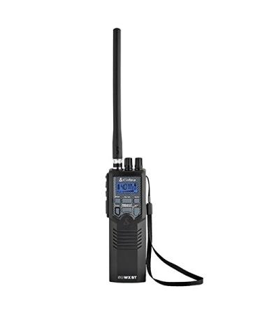 Cobra HH50WXST Handheld CB Radio - Emergency Radio with Access to Full 40 Channels and NOAA Alerts, Earphone Jack, 4 Watt Power Output, Noise Reduction and Dual Channel Monitoring, Black HH50WXST Radio