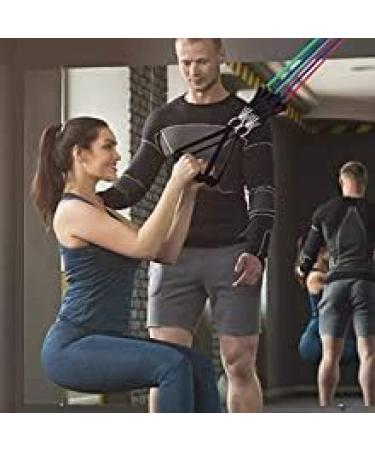 Combor Resistance Bands Set 11 PCS Exercise Band for Working Out Up to 125 lbs - Buy Online on GoSupps.com