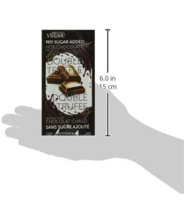 Gourmet du Village Hot Chocolate No Sugar Added Double Truffle 15 Grams - Buy Online on GoSupps.com