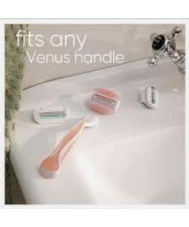 Venus Gillette 3-Blade ComfortGlide White Tea Razor with 12 Gel Cartridges - Buy Online on GoSupps.com