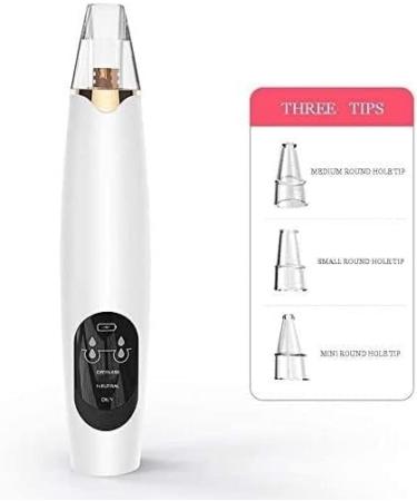 JYYBN Blackhead Remover Pore Vacuum Electric Facial Pore Cleaner Acne Removal USB Rechargeable Blackhead Extractor Tool with 3 Probes and Blackhead Remover Kit Suction - Buy Online on GoSupps.com