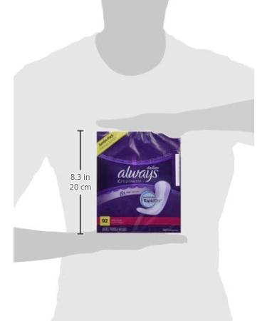 Always Anti-Bunch Xtra Protection Panty Liners | Light Absorbency, Extra Long, Leakguard + Rapiddry | Unscented - 92 Count - Buy Online on GoSupps.com