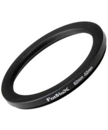 Fotodiox Metal Step Down Ring 62mm-52mm Black Anodized Adapter - Buy Online on GoSupps.com