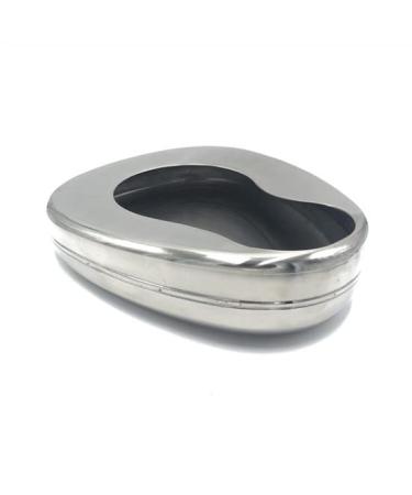 Western Tools Heavy Duty Bedpan Stainless Steel for Women Men Elderly Female Male Bedridden Patient Hospital Home Bed Pan Emergency Device