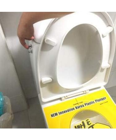 PONGTU Toilet Unclogger Sticker Plunger - Hygienic Disposable WC Plunger | Easy-to-Use 14x17.5 Unclog Sheet | Korean Toilet Push Bomb - Buy Online on GoSupps.com