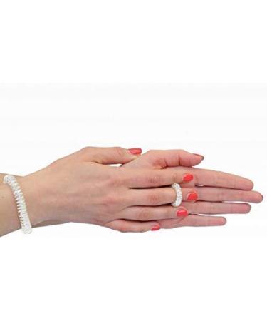 Chi Enterprise Premium Massaging Set | Anti-Stress Bracelet & Acupressure Ring | Anxiety Relief | Silver Wrist & Finger Wellness - Buy Online on GoSupps.com