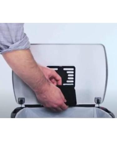 Nispira Activated Charcoal Odor Filter Refills - 4 Pack Compatible with Simplehuman Trash Cans - Buy Online on GoSupps.com