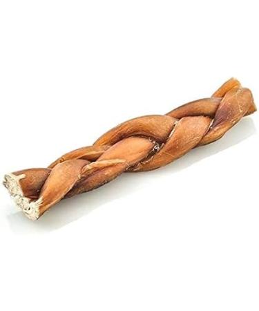Bully Bunches All Natural Braided 6 Inch Bully Sticks Odour Free Rawhide Free Chemical Free Safe Long Lasting Thick Beef Dog Chew Gnaws Fully Digestible Treat for Small and Medium Dogs 5 Pk 50 g (Pack of 1) - Buy Online on GoSupps.com