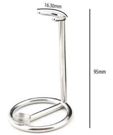 Men's Razor Holder Stand - Stainless Steel Chrome Finish | Universal Fit | Durable & Stylish - Buy Online on GoSupps.com
