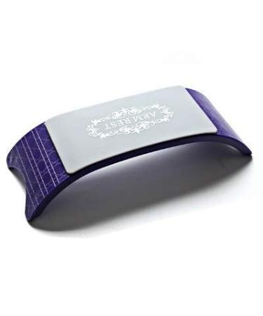 5 Colors Nail Art Pillow Hand Holder Cushion Plastic & Silicone Cushion Nail Arm Rest Accessories Nail Tools Equipment - (Color: Purple)