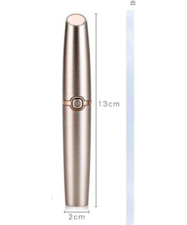IllmTech - Rechargeable Eyebrow Trimmer Painless and Precision Facial Hair Removal Tool with LED Light Facial Upper Lip Nose and Ear Hair Remover Professional Grooming for Men and Women - Buy Online on GoSupps.com