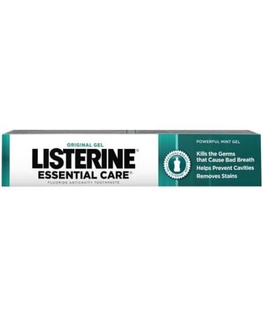 LISTERINE Essential Care Toothpaste Gel 4.20 oz (Pack of 12) - Oral Care Bundle - Buy Online on GoSupps.com