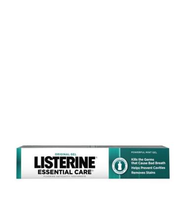 Listerine Essential Care Toothpaste Gel 4.20 oz (Pack of 5) - Oral Care Bundle - Buy Online on GoSupps.com