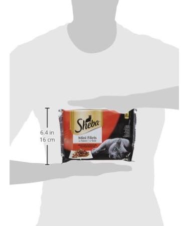 Sheba Cat Food - 52 Fresh Bags (4 x 85g) - Premium Wet Feed in Sauce for Cats - Beef Chicken Lamb Duck & Turkey - Complete & Balanced Nutrition - Buy Online on GoSupps.com