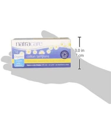 Natracare Super Tampons with Applicator 16 Ct - Pack of 3 - Buy Online on GoSupps.com