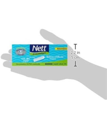 Nett Procomfort Digital Tampons Super Plus - Box of 24 | Best International Shipping - Buy Online on GoSupps.com