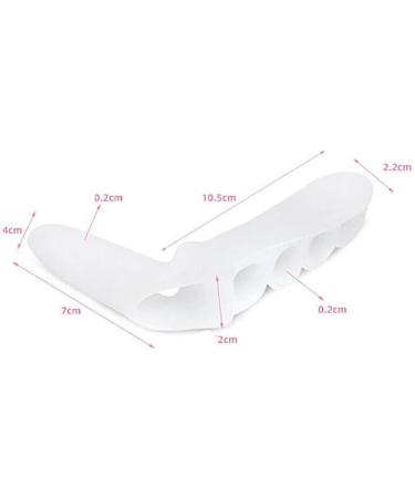 Toe Spacers and Separator Gel - Bunion Stretchers for Pain Relief - Hallux Valgus Aid Splint - Men and Women - 2 Pairs - Buy Online on GoSupps.com