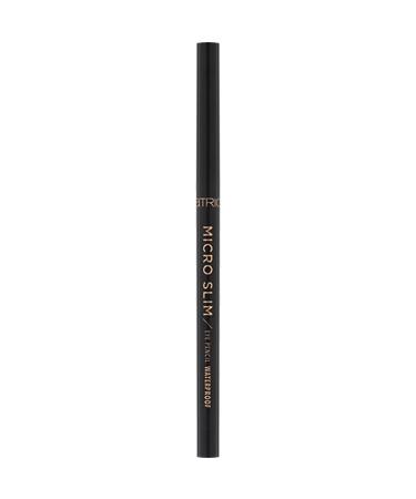 Catrice Micro Slim Eye Pencil Waterproof - No. 010 Black Perfection | Vegan Long-Lasting Kajal for Defined Eyes (0.05g) - Buy Online on GoSupps.com
