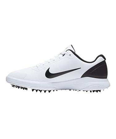 Nike Infinity G Men's Waterproof Spiked Golf Shoes Black-White 10.5 White Black 101
