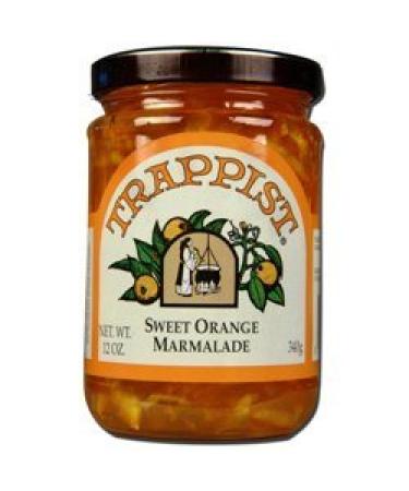 Trappist Sweet Orange Marmalade Jelly - All Natural 12 oz.