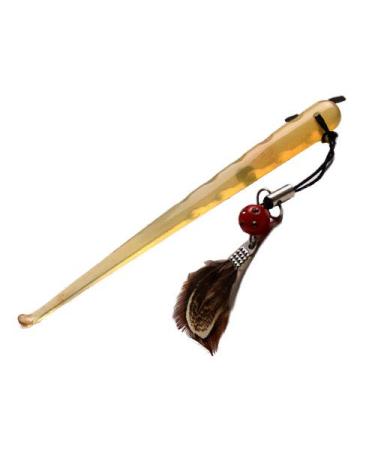 Linshing Ear Pick Horn Spoon Sanitary Maintenance Health Care Cleaner Soft Elastic (Long) (B)