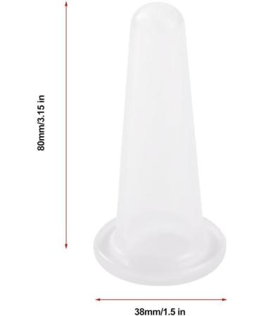 Shop 4-Part Transparent Silicone Massage Cup Set | Facial & Body Massage | Safe & Effective Skin Care - Buy Online on GoSupps.com