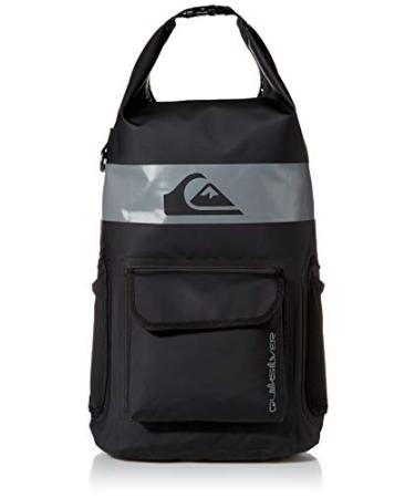Quiksilver Unisex-Adult Sea Stash Mid Dry Water Surf Bag Backpack One Size Black