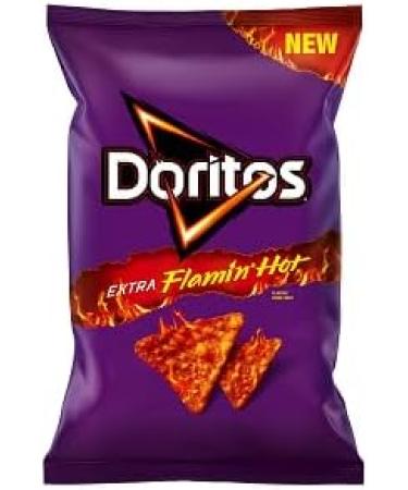 Dortios Extra Flamin' Hot New Crisps 70g Bags (15 Bags x 70g) - Buy Online on GoSupps.com