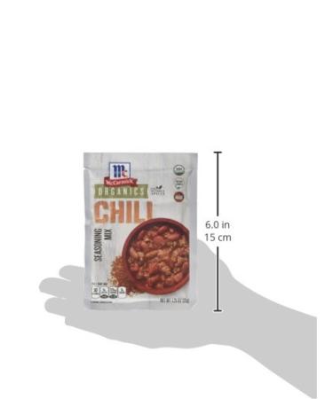 McCormick Organic Gluten Free Chili Seasoning 1.25oz (Pack of 6) - Buy Now! - Buy Online on GoSupps.com