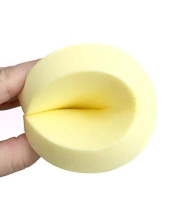 6 Pieces Natural Soft Powder Oval Makeup Sponges Facial Cleansing & Peeling Tools for Flawless Skin - Buy Online on GoSupps.com