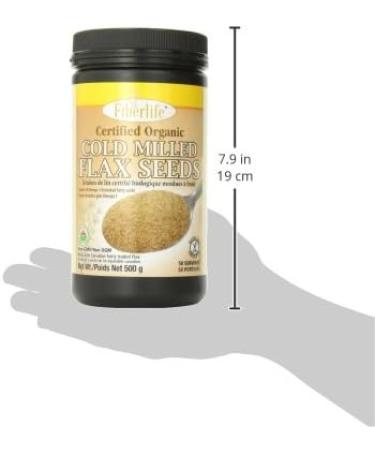 Fiberlife Organic Flax Seeds Cold Milled 500gm - Buy Online on GoSupps.com