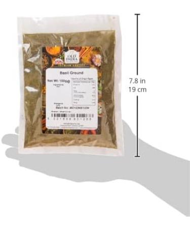Old India Basil Ground 100g - Premium Quality Basil Spice for Cooking and Seasoning - Buy Online on GoSupps.com