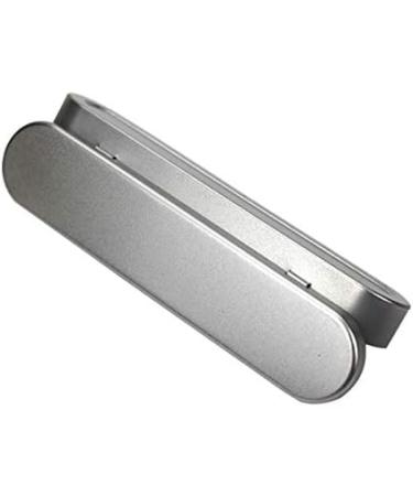 LASSUM 2 Pcs 7 x 1.5 x 0.8 Inch Empty Hinged Tin Box Container for Pen Pencil Makeup Brushes Syringe and Ect - Buy Online on GoSupps.com
