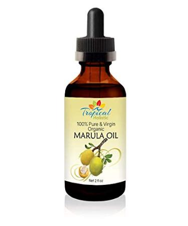 100% Pure Organic Marula Oil 2 oz - Luxury Cold Pressed Unrefined Face Moisturizer For Skin Hair Body Care