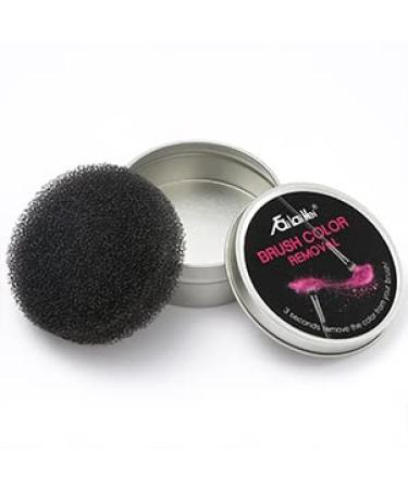 TailaiMei Color Removal Cleaner Sponge - Quick & Easy Makeup Brush Cleaning Solution - No Water or Chemicals Needed - Instantly Switch Eyeshadow Colors - Black - Buy Online on GoSupps.com