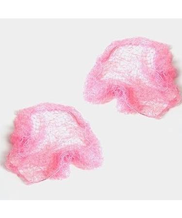 2x Pink Slumber Hair Net - Light Elasticated Mesh Styling Pink Sleep In Net - Buy Online on GoSupps.com