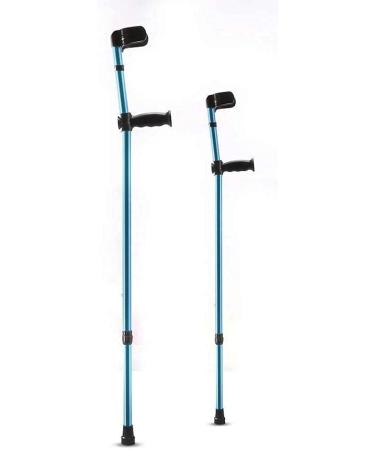 COKVBSKZ Forearm Crutches Adjustable Aluminum Adjustable Walking Stick with Grips and Armpit Support Lightweight Durable Walking Cane Cane Lightweight Arm Crutch