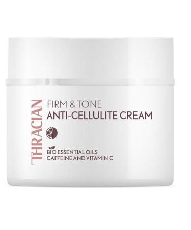 Thracian Firm & Tone Thracian Anti Cellulite Massage Cream with Organic Essential Oils and Caffeine Slimming Firming Fat Burner 200 ml 6.8 Fl Oz