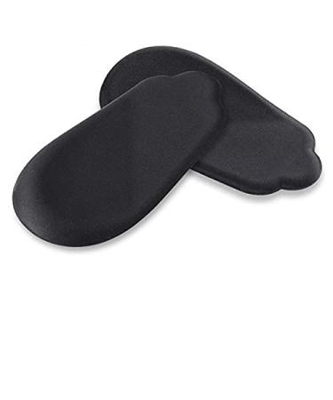 Haofy gel heel pillow heel spur 2 pairs of orthopedic heel spur Gel pillow Insoles Achilleshne Achilles tendon Support for over supination and pronation - black s s (4 Pack)